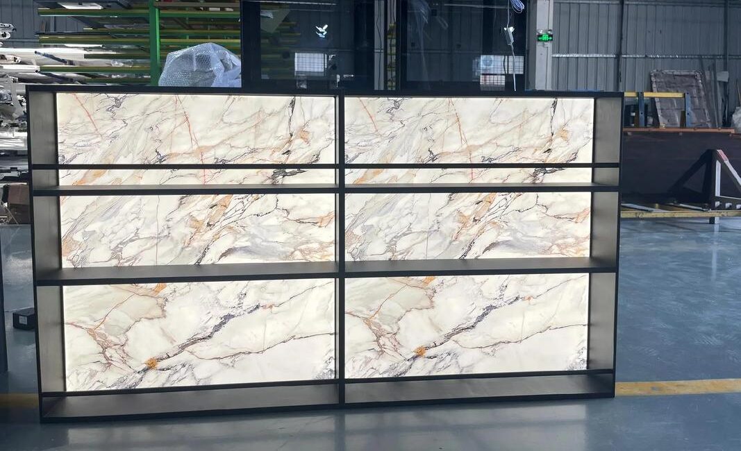 Stainless steel display cabinet