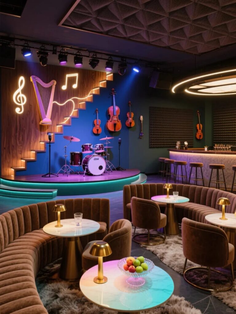 被音乐拥抱的夜晚，设计感满分酒馆曝光！_3_凡岳｜设计师小藤匠_来自小红书网页版